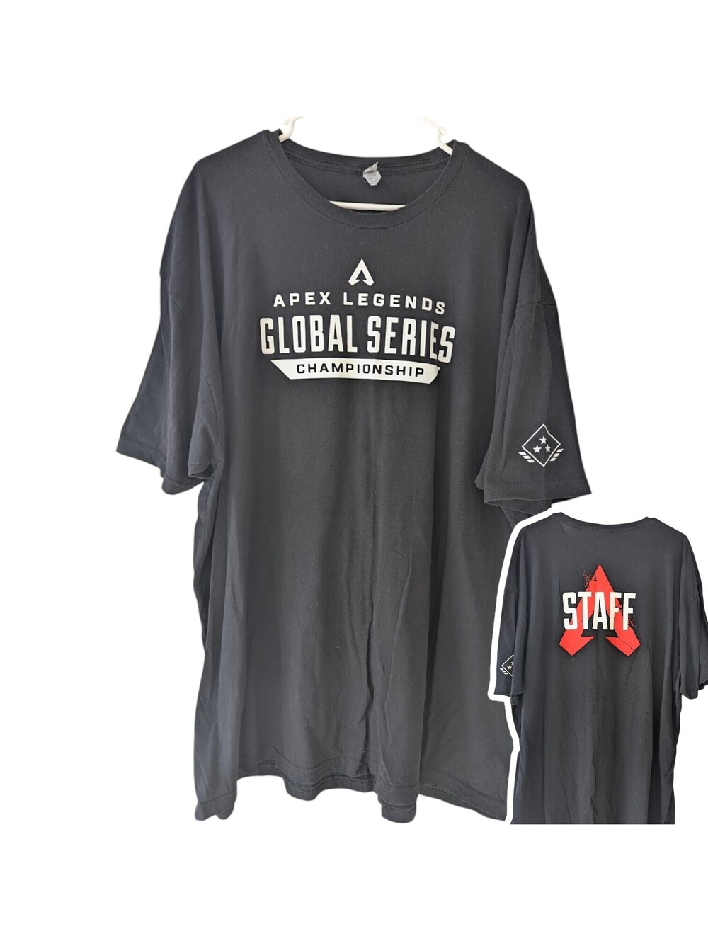 Apex Legends Shirt 4XL Black Global Series Championship Staff Gaming Tee Event